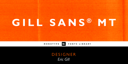 Gill Sans MT Font Poster 1
